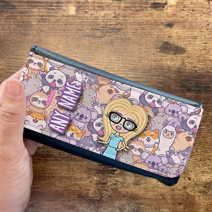 ClaireaBella Girls Personalised Cute Animal Print Glasses Case - Image 2