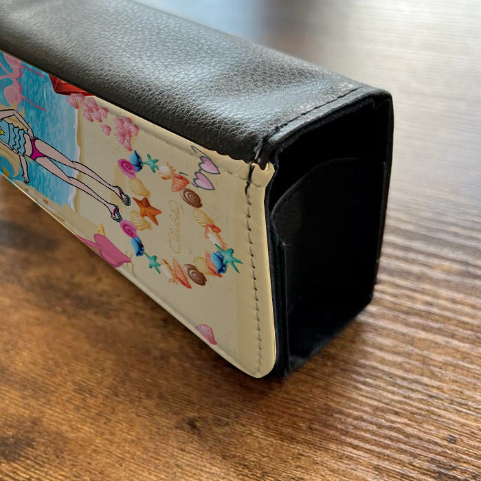 ClaireaBella Girls Personalised Flamingo Fun Glasses Case – Toxic Fox