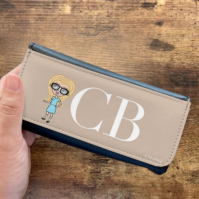 ClaireaBella Girls The LUX Collection Initial Nude Landscape Glasses Case - Image 3
