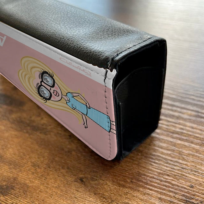 ClaireaBella Girls Personalised Pink Stripe Glasses Case - Image 3