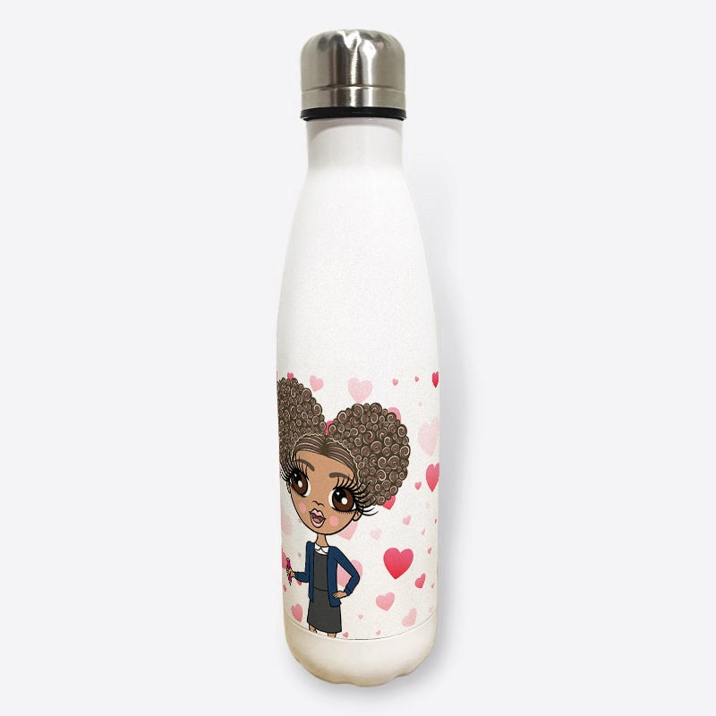 ClaireaBella Girls Hydro Bottle Hearts - Image 1