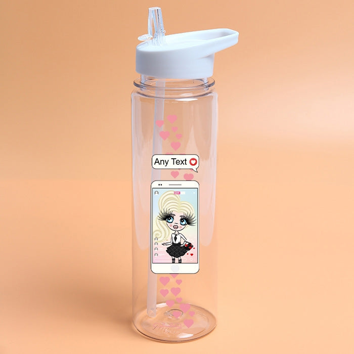 ClaireaBella Girls Social Likes Water Bottle - Image 3