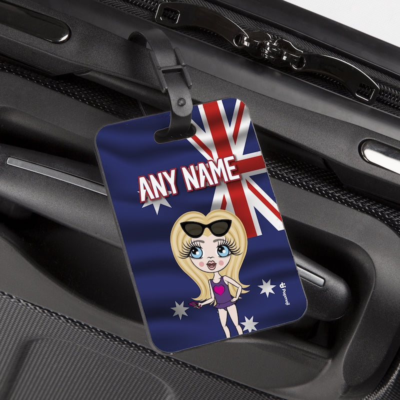 ClaireaBella Girls Australia Flag Luggage Tag - Image 2