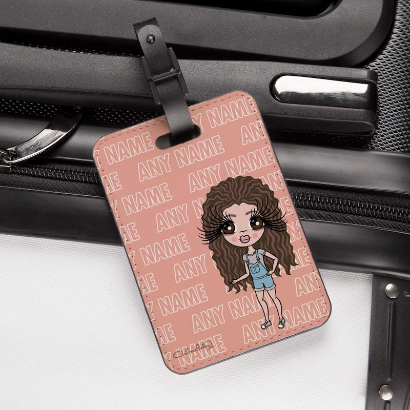 ClaireaBella Girls Repeat Name Luggage Tag - Image 4