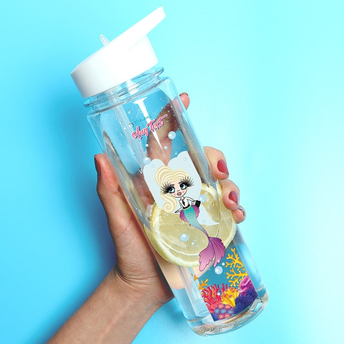ClaireaBella Girls Mermaid Fun Water Bottle - Image 1