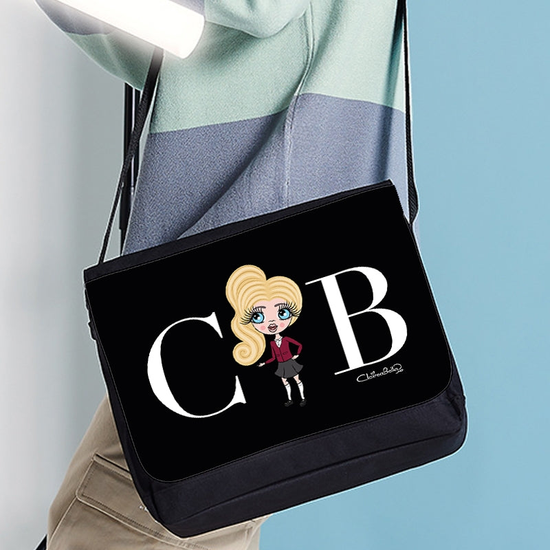 ClaireaBella Girls The LUX Collection Initial Messenger Bag - Image 4