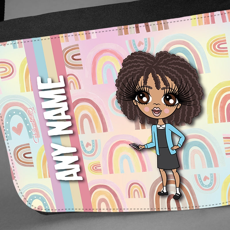 ClaireaBella Girls Personalised Rainbows Messenger Bag - Image 4