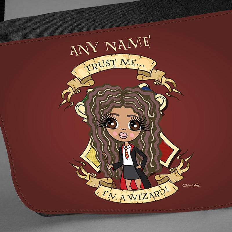 ClaireaBella Girls Personalised Wizard Messenger Bag - Image 4