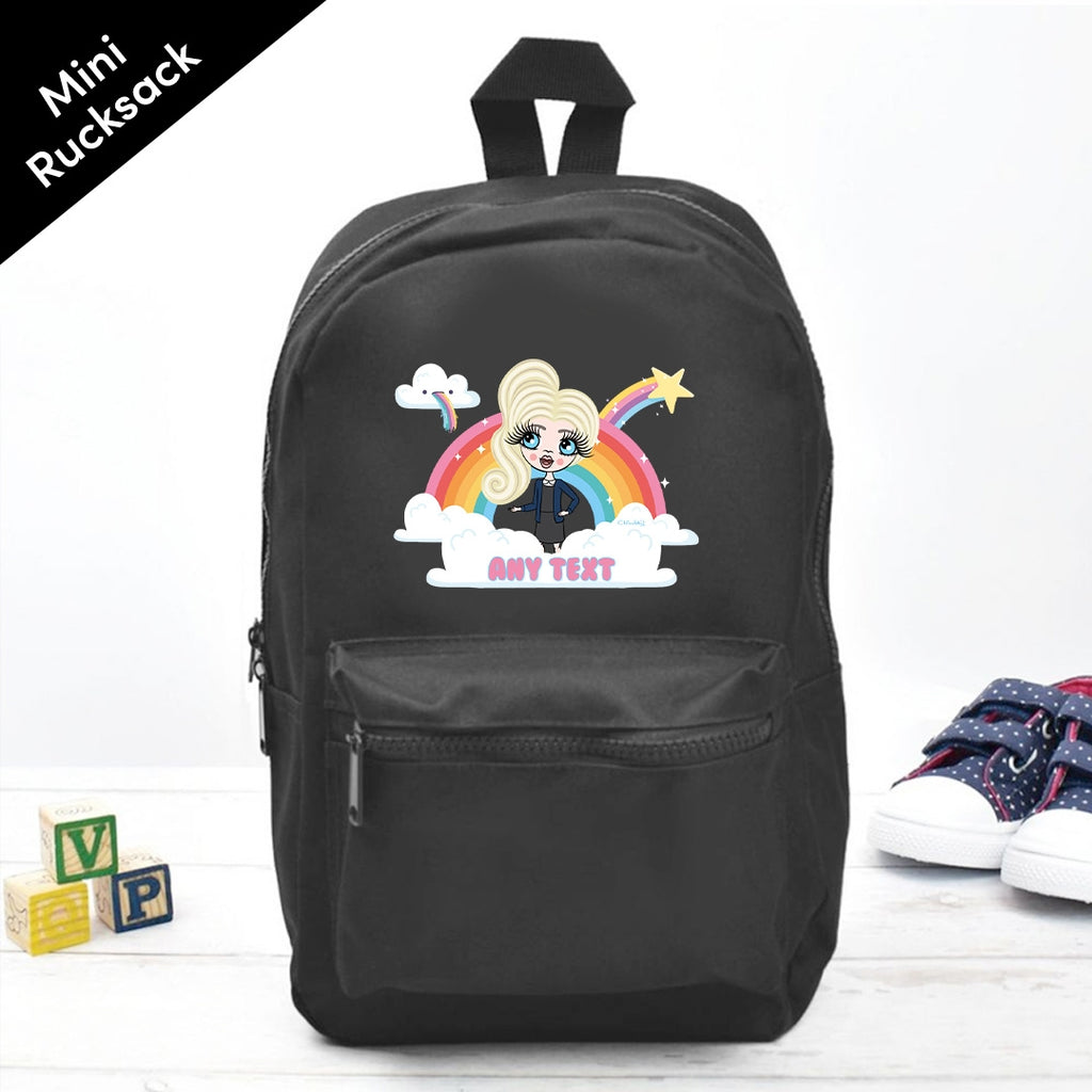 ClaireaBella Girls Personalised Rainbow Mini Rucksack - Image 2