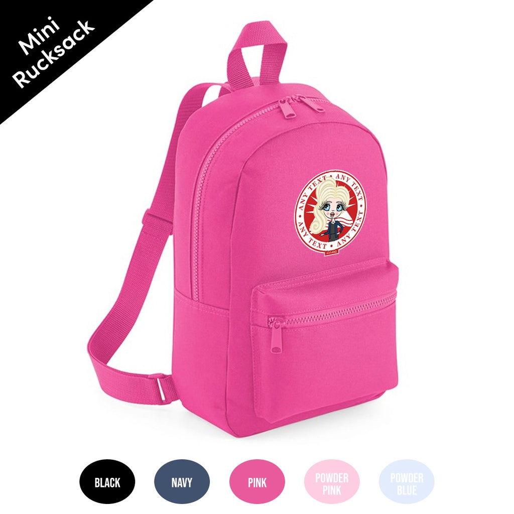 ClaireaBella Girls Personalised Sun And Book Stamp Mini Rucksack - Image 4