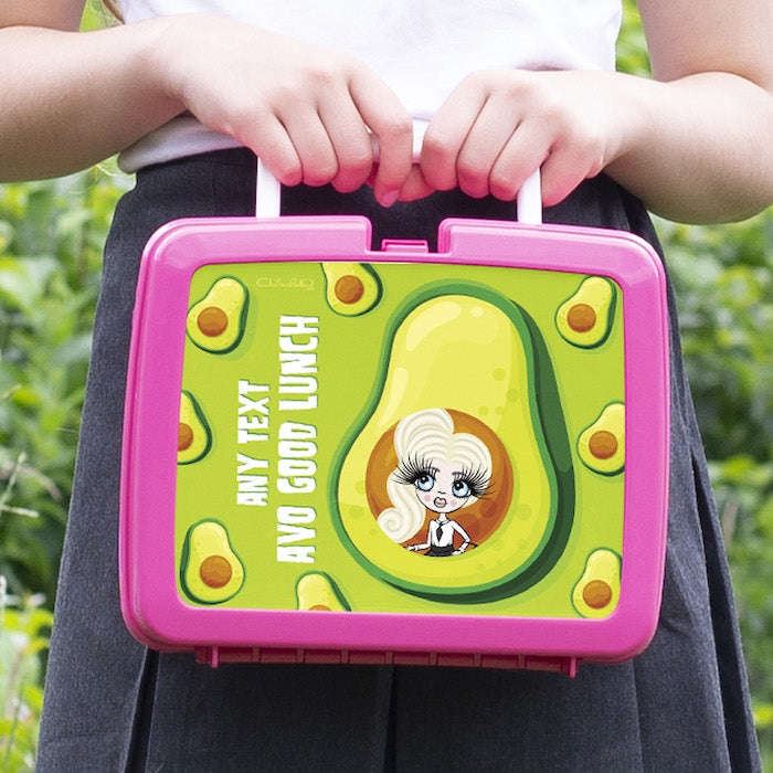 ClaireaBella Girls Avocado Lunch Box - Image 1