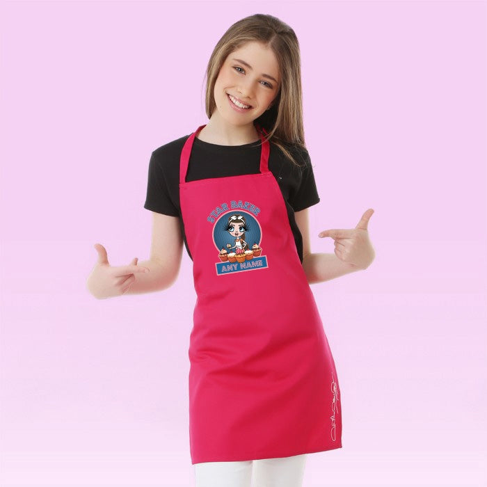 ClaireaBella Girls Star Baker Apron - Image 1