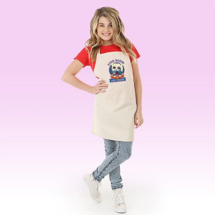 ClaireaBella Girls Star Baker Apron - Image 2