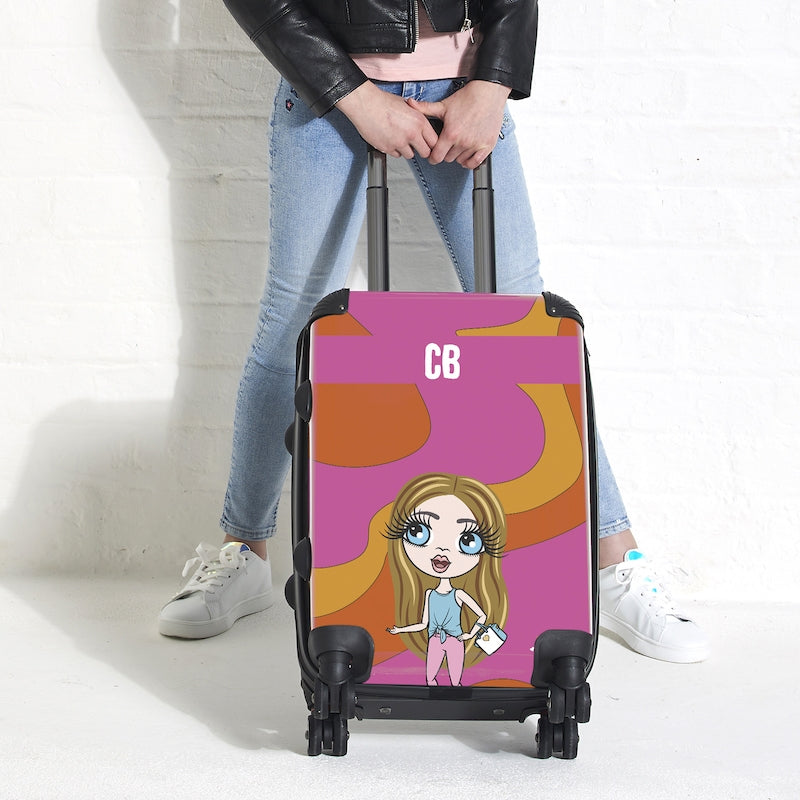 ClaireaBella Girls Personalised Swirl Suitcase - Image 6