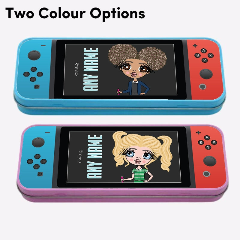 ClaireaBella Girls Game Console Tin Pencil Case - Image 3