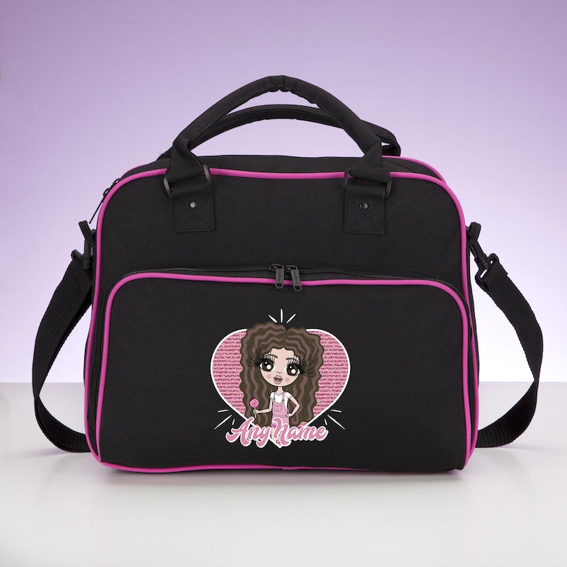 ClaireaBella Girls Personalised Heart Travel Bag - Image 6