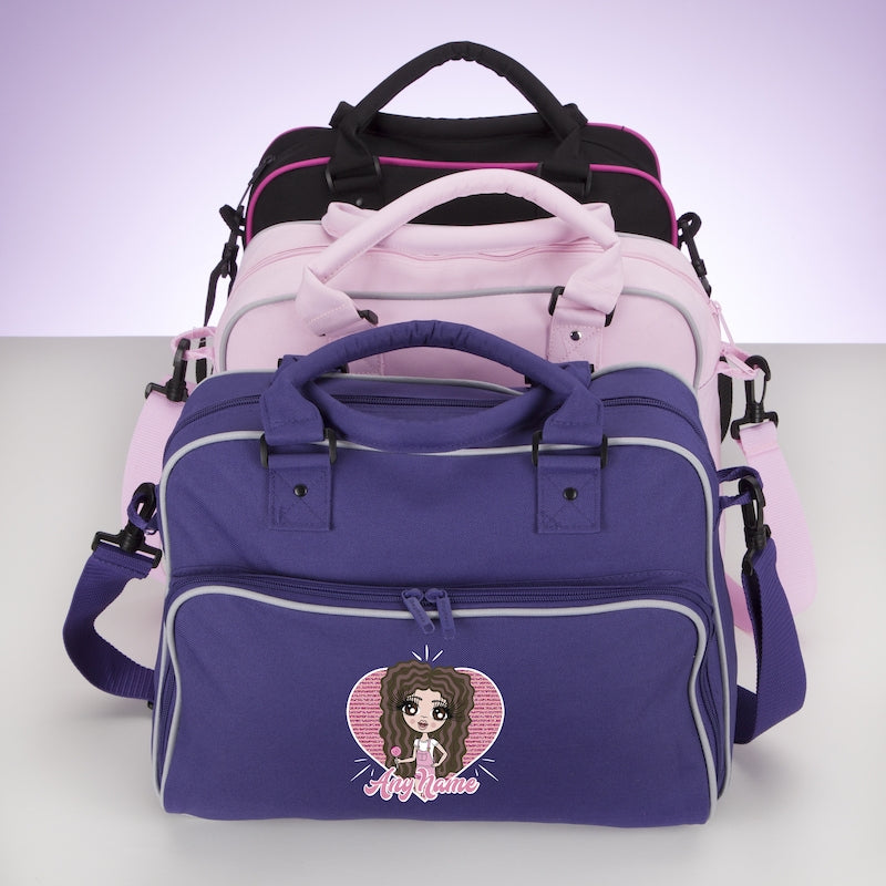 ClaireaBella Girls Personalised Heart Travel Bag - Image 4