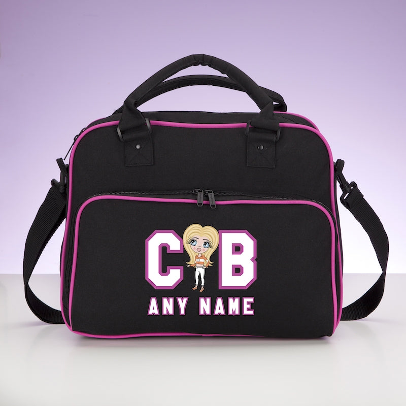 ClaireaBella Girls Personalised Initials Travel Bag - Image 6