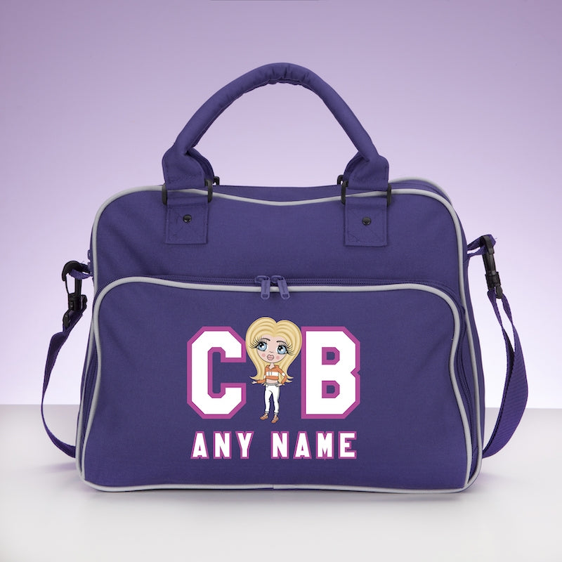 ClaireaBella Girls Personalised Initials Travel Bag - Image 5