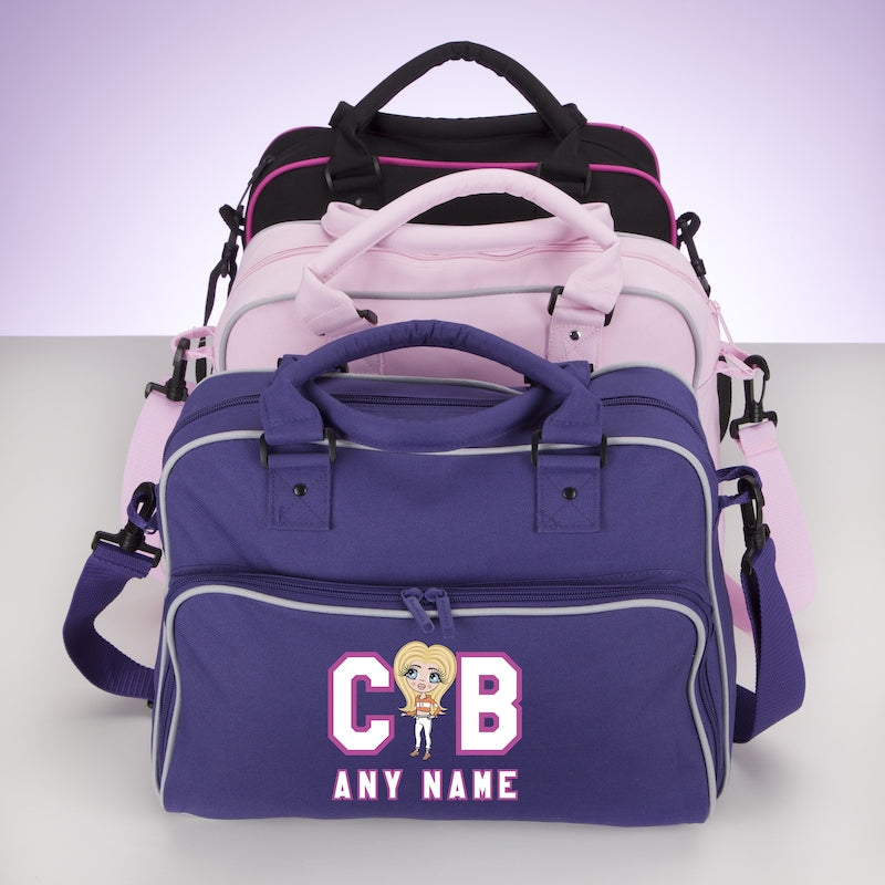 ClaireaBella Girls Personalised Initials Travel Bag - Image 4