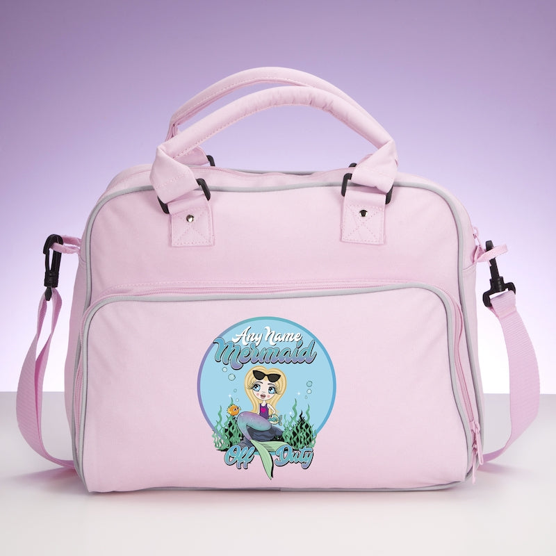 ClaireaBella Girls Personalised Mermaid Travel Bag - Image 5