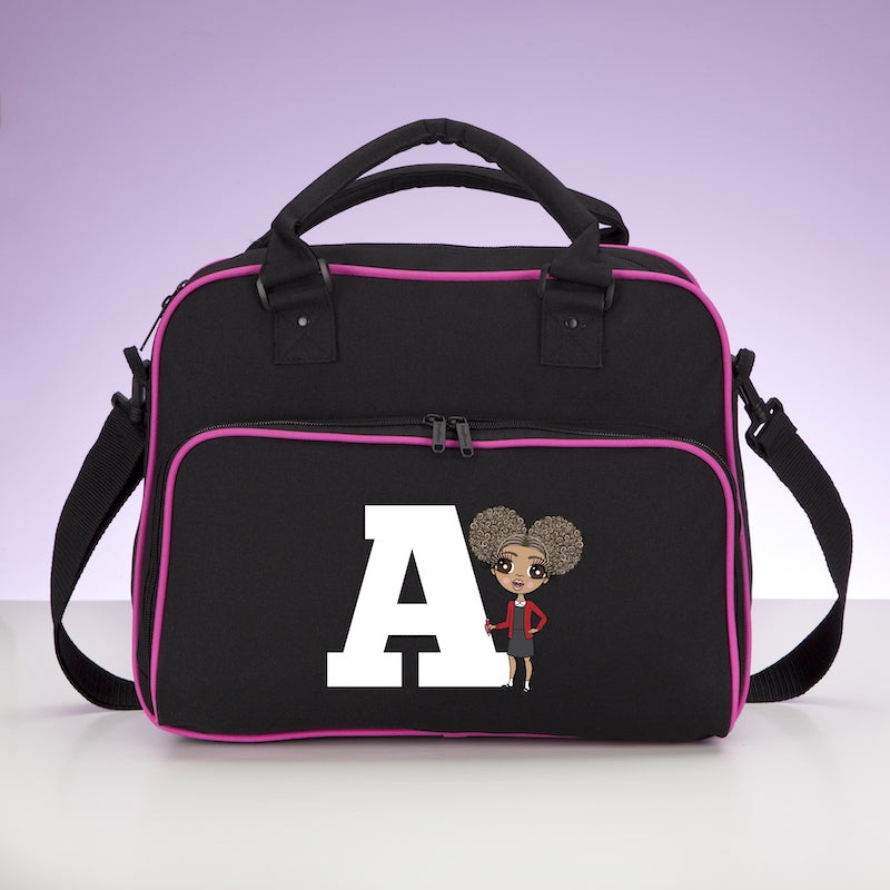 ClaireaBella Girls Personalised One Letter Travel Bag - Image 1