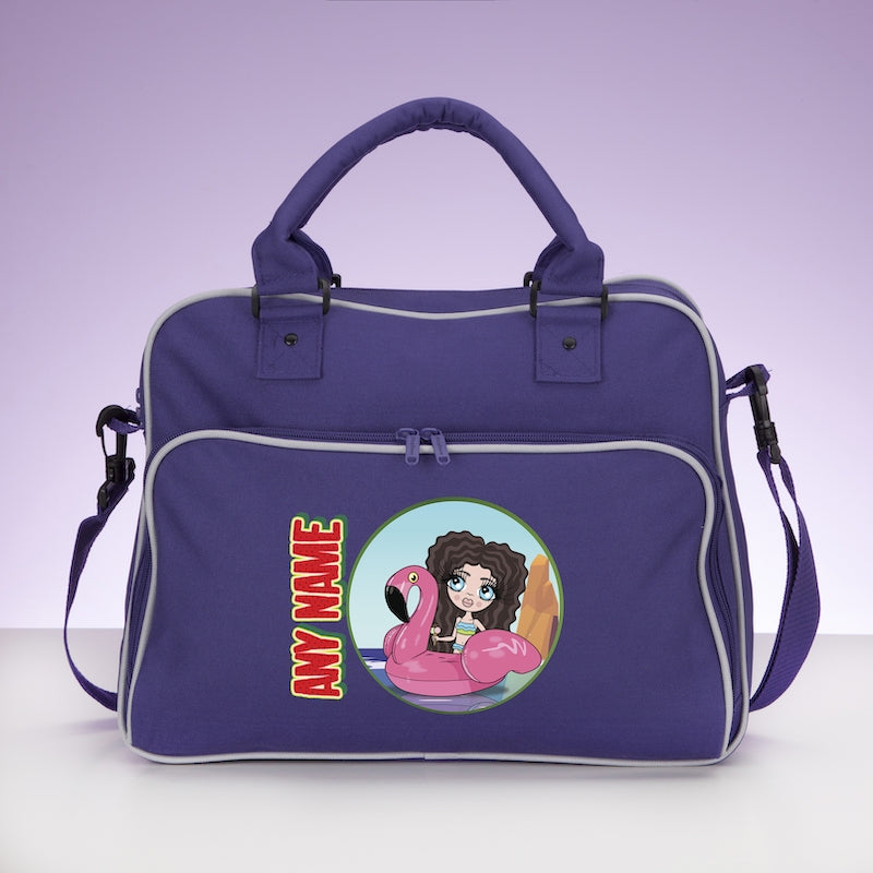 ClaireaBella Girls Personalised Summer Fun Travel Bag - Image 5