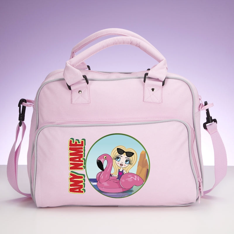 ClaireaBella Girls Personalised Summer Fun Travel Bag - Image 4