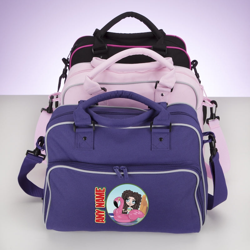 ClaireaBella Girls Personalised Summer Fun Travel Bag - Image 3