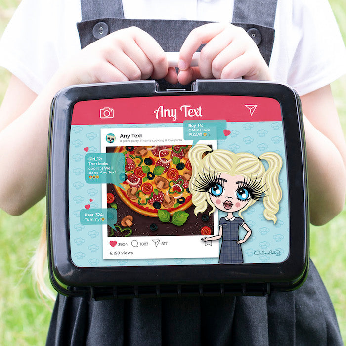ClaireaBella Girls Foodie Post Lunch Box