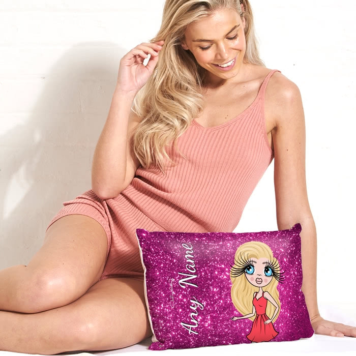 ClaireaBella Placement Cushion - Glitter Print Effect - Image 5