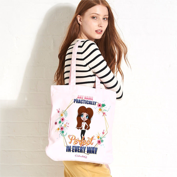 ClaireaBella Practically Perfect Pastel Canvas Shopper - Image 1