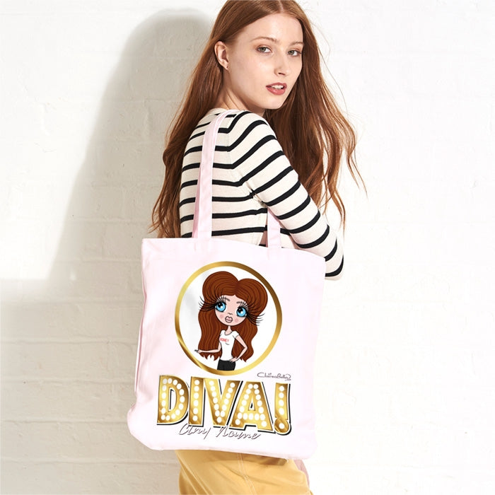 ClaireaBella Diva Pastel Canvas Shopper - Image 1