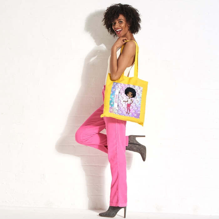 ClaireaBella Unicorn Emoji Colour Pop Canvas Bag - Image 2
