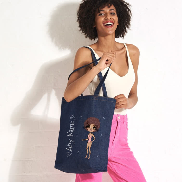 ClaireaBella Bikini Denim Canvas Bag - Image 5