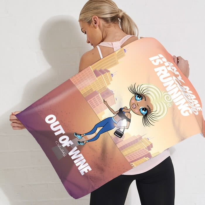 ClaireaBella Running Out Of Wine Gym Towel - Image 1