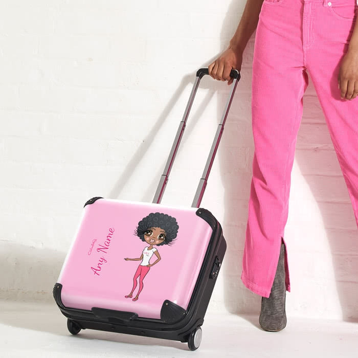 ClaireaBella Pastel Pink Weekend Suitcase - Image 6