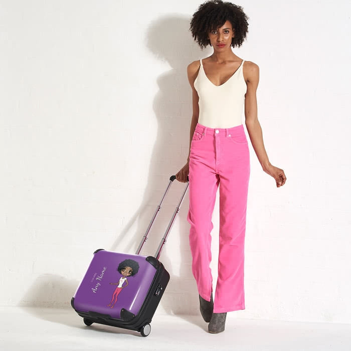 ClaireaBella Purple Weekend Suitcase - Image 4