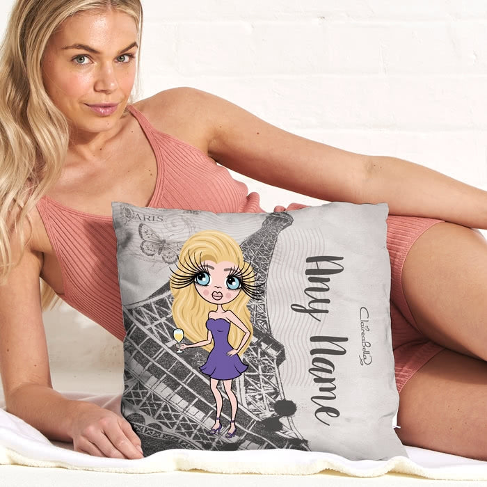 ClaireaBella Square Cushion - Paris - Image 1