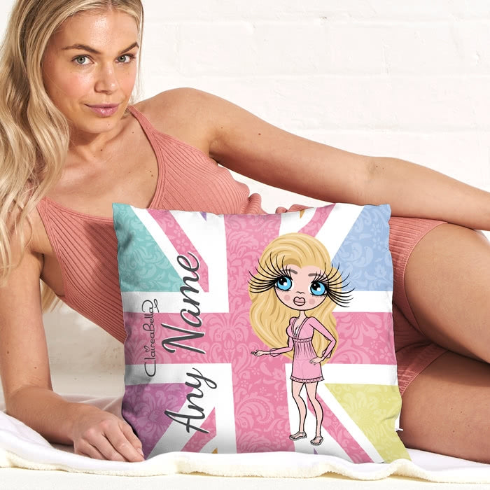 ClaireaBella Square Cushion - Union Jack - Image 1