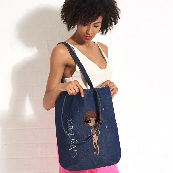 ClaireaBella Bikini Denim Canvas Bag - Image 3