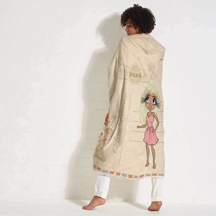 ClaireaBella Paris Hooded Blanket - Image 4