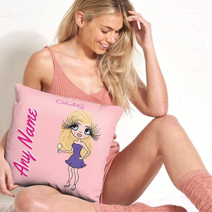 ClaireaBella Square Cushion - Dusty Pink - Image 6
