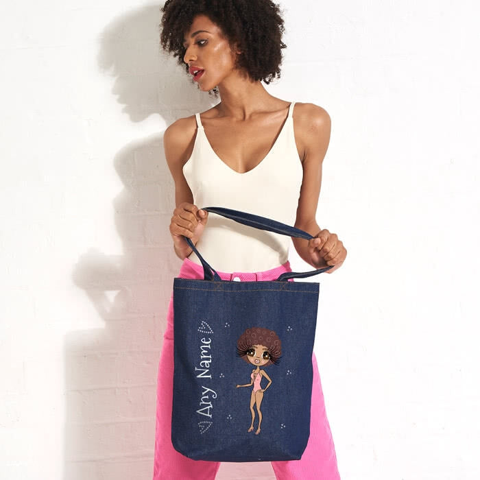 ClaireaBella Bikini Denim Canvas Bag - Image 1
