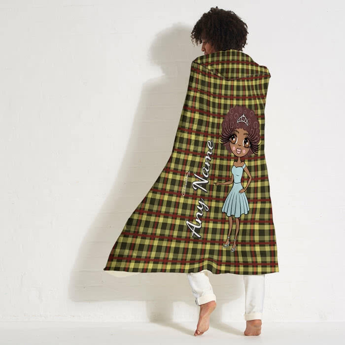 ClaireaBella Tartan Hooded Blanket - Image 1