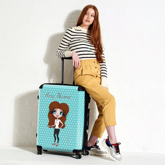 ClaireaBella Polka Dot Suitcase - Image 5