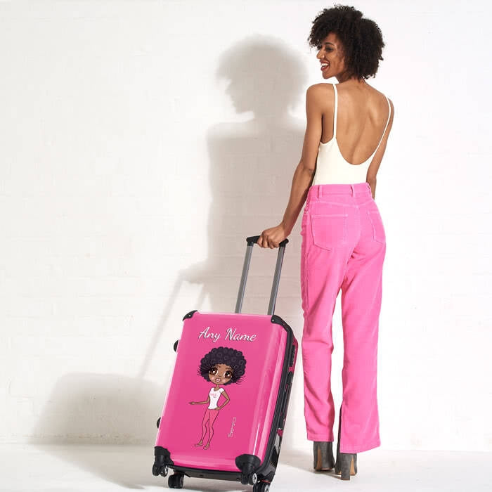 ClaireaBella Hot Pink Suitcase - Image 5