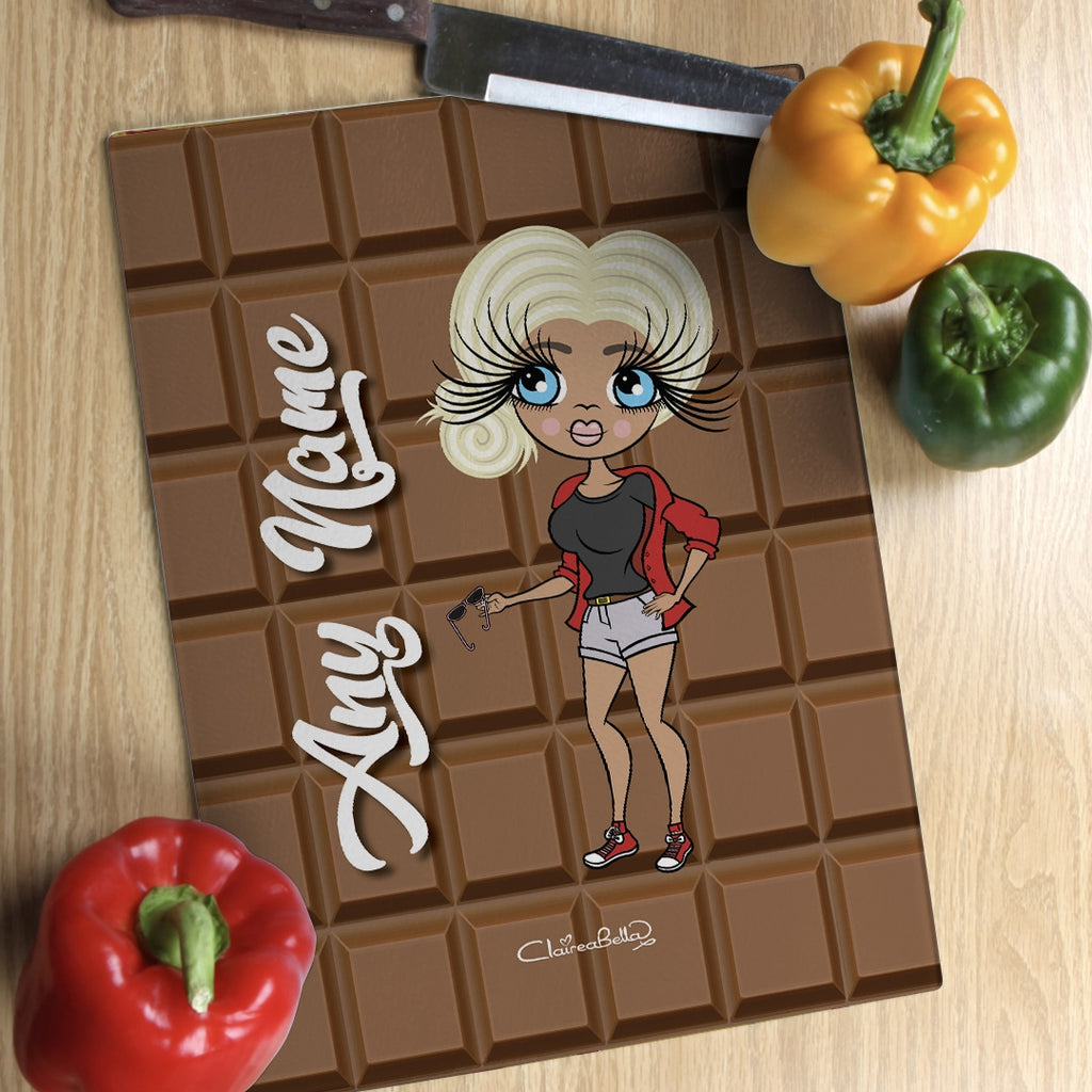 ClaireaBella Glass Chopping Board - Chocolate - Image 4
