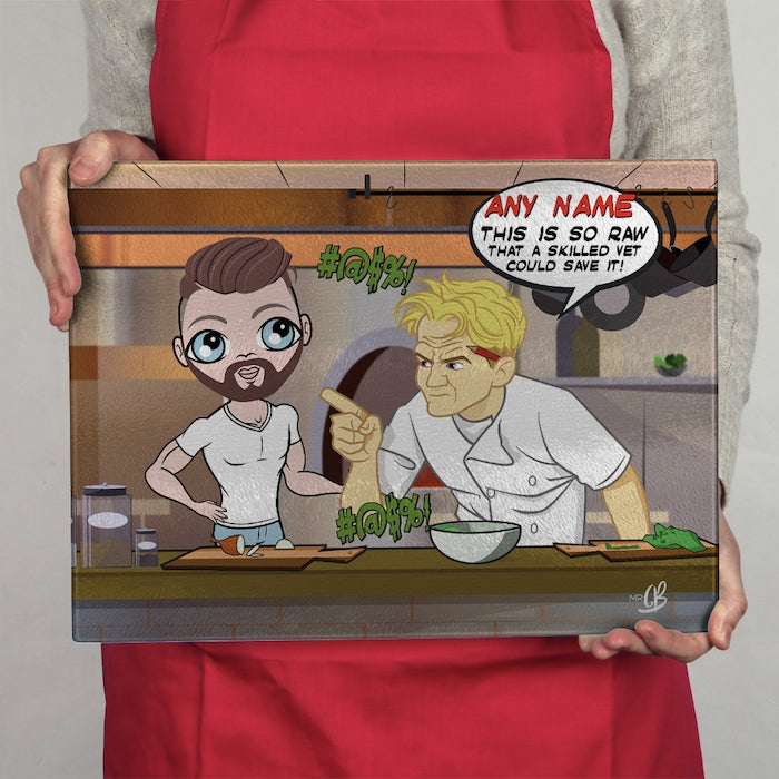 MrCB Glass Chopping Board - Shouting Chef - Image 2