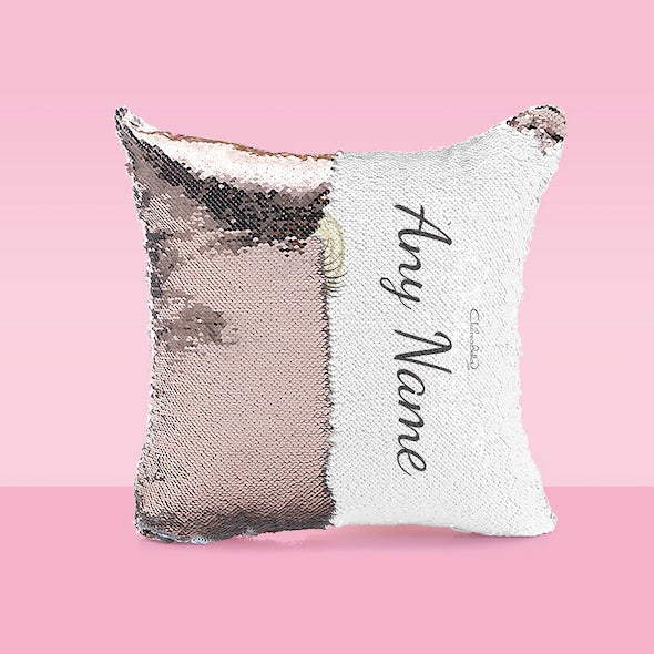 ClaireaBella Classic Sequin Cushion Toxic Fox